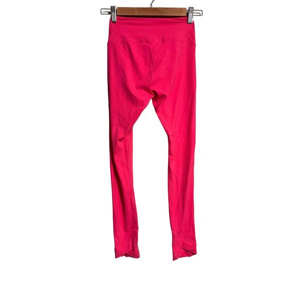Gymshark High Waisted Crossover Leggings Hot Pink Size XS - Picture 2 of 6